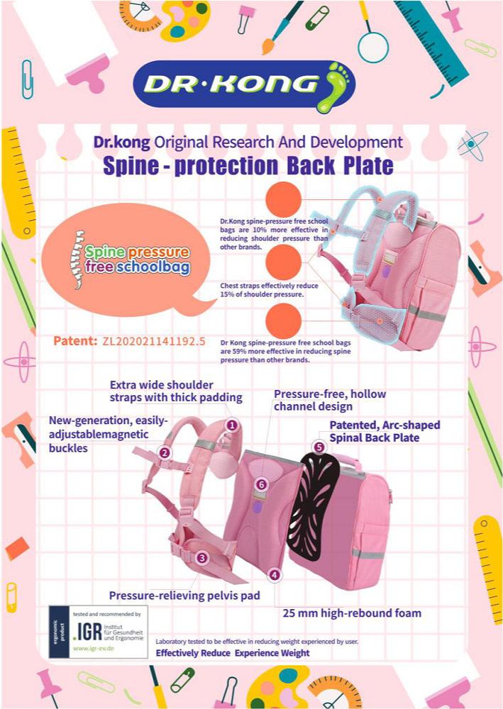 DR.KONG BACKPACKS M SIZE DK-N006-BLK
