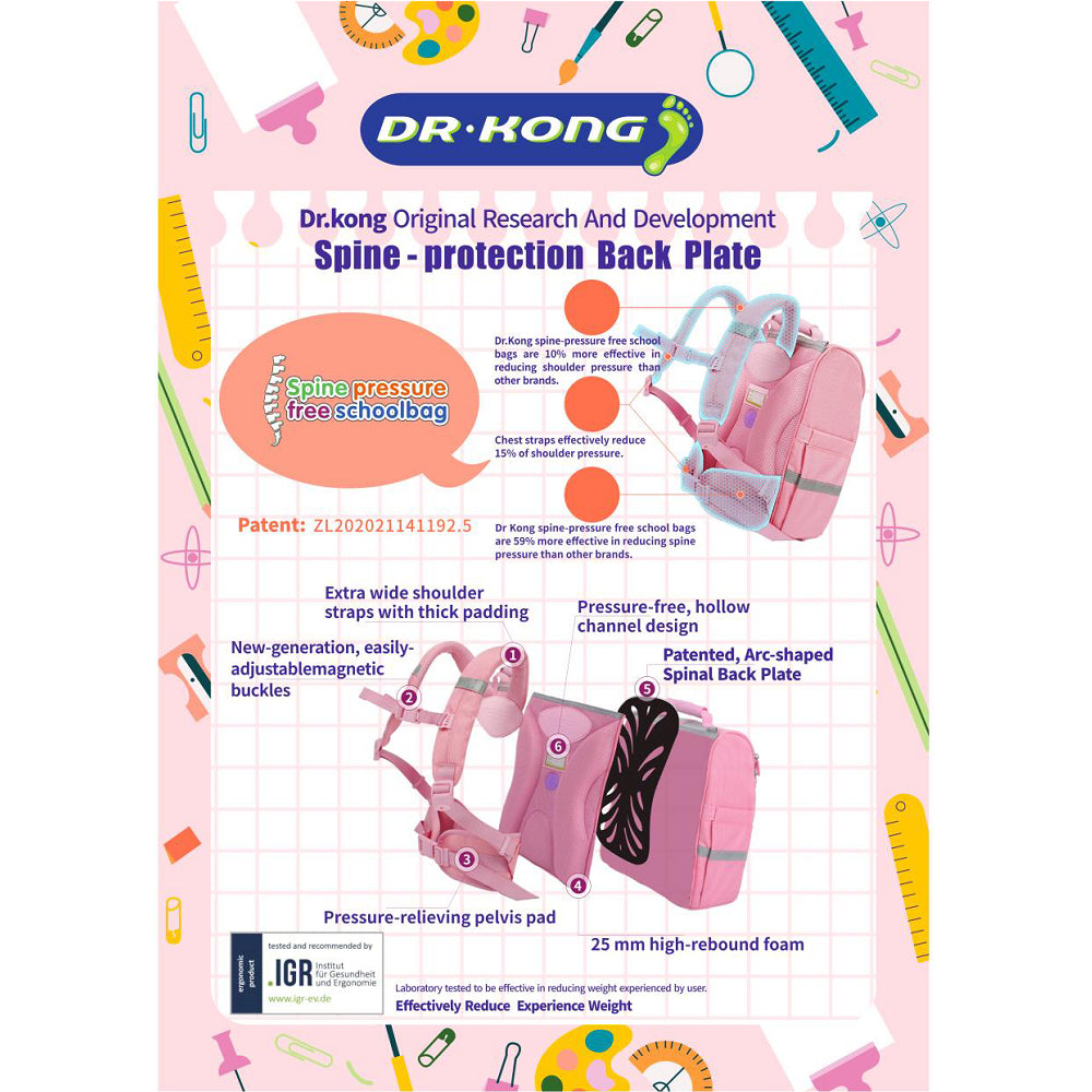 DR.KONG BACKPACKS S SIZE DK-1100281-PIK