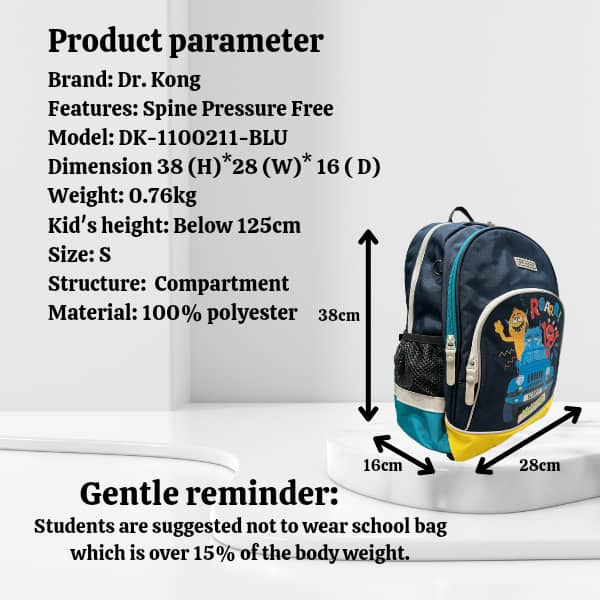 DR.KONG BACKPACKS S SIZE DK-1100211-BLU