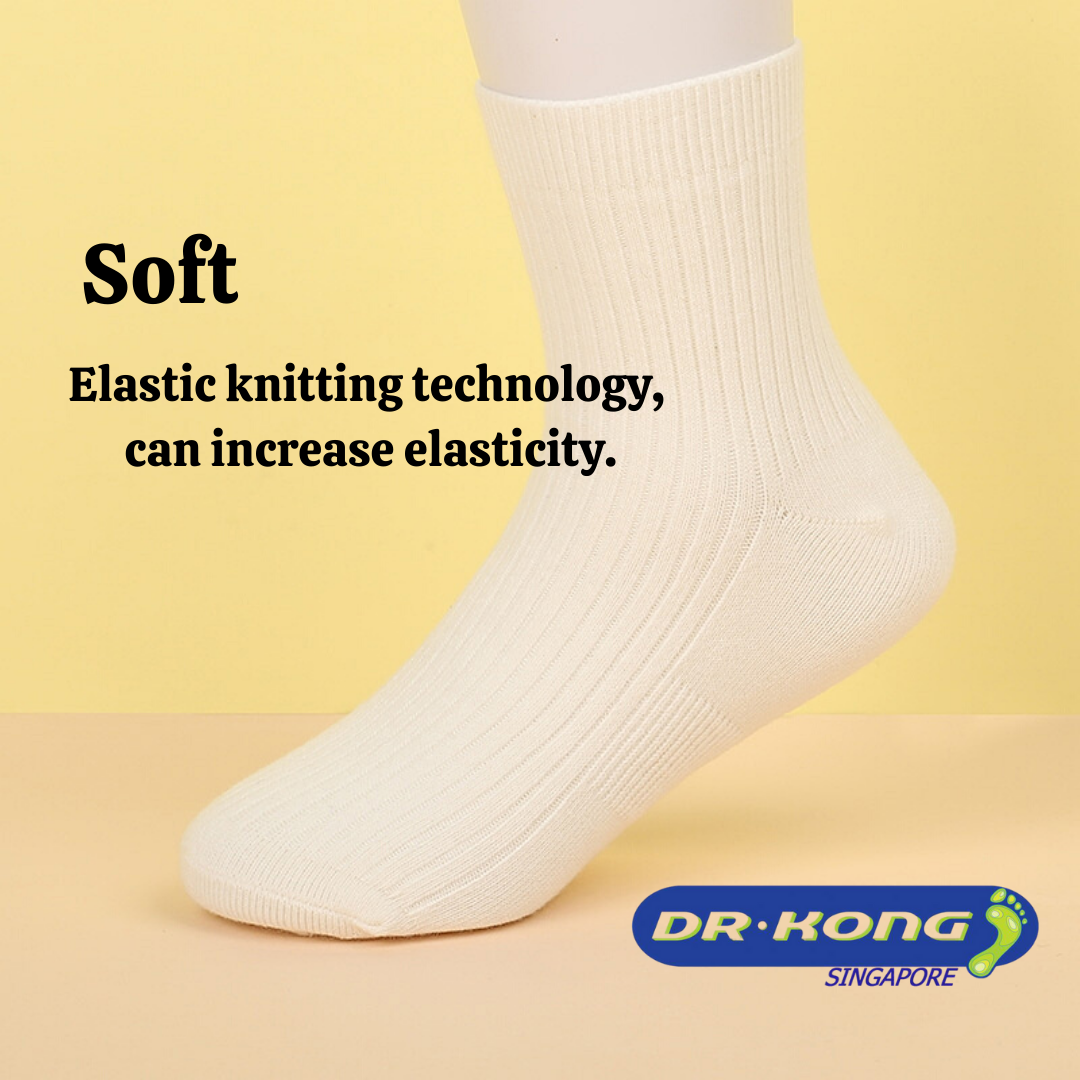 DR.KONG HEALTH SOCKS DK-A1300008-WHT