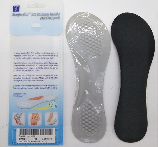 DR.KONG MAGIC-GEL 3/4 HEALTHY INSOLES DK-DKM9-1-F - FOOT CARE ACCESSORIES