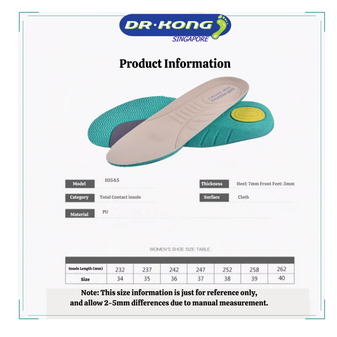 DR.KONG LADIES COMPENSATIVE INSOLES DK-I0545