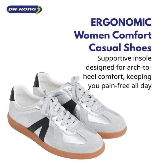 DR.KONG WOMEN COMFORT CASUAL SHOES DK-W5001521-SIL