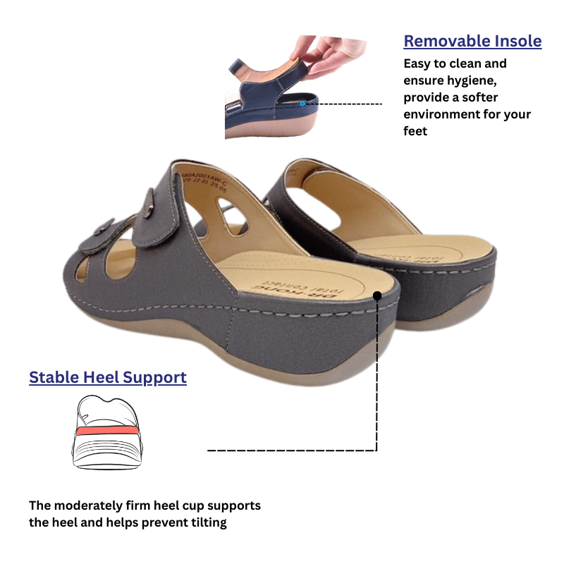 DR.KONG WOMEN REMOVABLE INSOLE SANDALS DK-1S80A2001AW