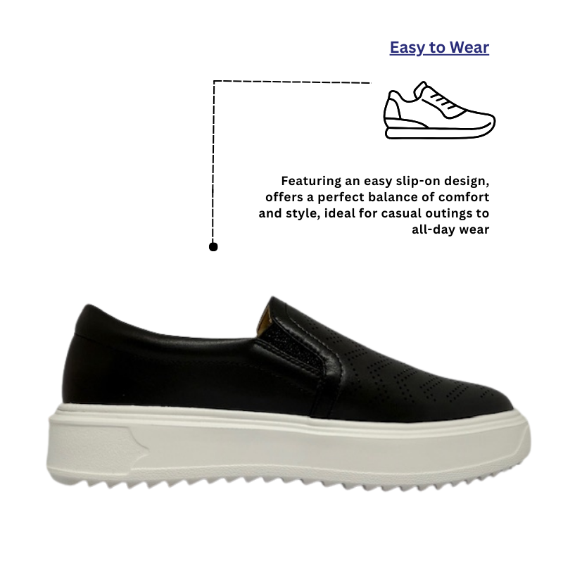 DR.KONG WOMEN COMFORT CASUAL SHOES DK-W5001501-BLK