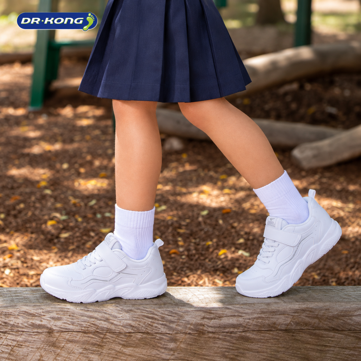 DR.KONG HEALTH SCHOOL SHOES (WHITE) DK-1B16A1098AX