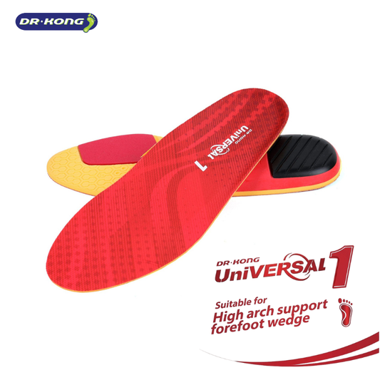 DR.KONG UNIVERSAL 1 MODERATE TO SEVERE FLATFOOT INSOLES DK-1I10A5001AX