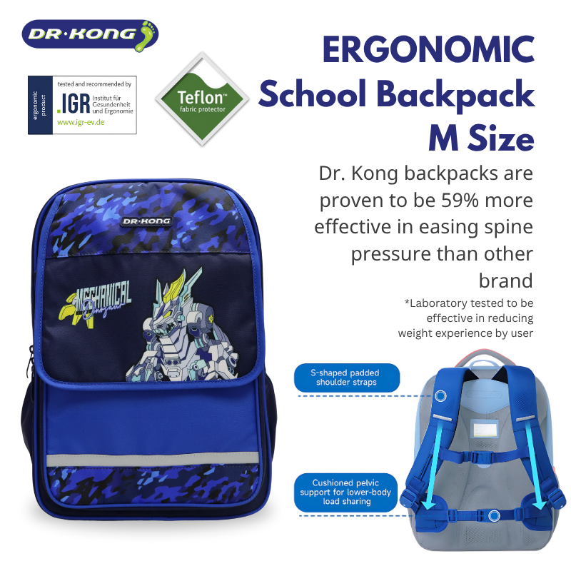 DR.KONG BACKPACKS M SIZE DK-P005-BLU