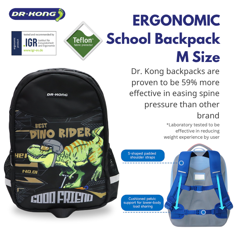 DR.KONG BACKPACKS M SIZE DK-P006-BLK