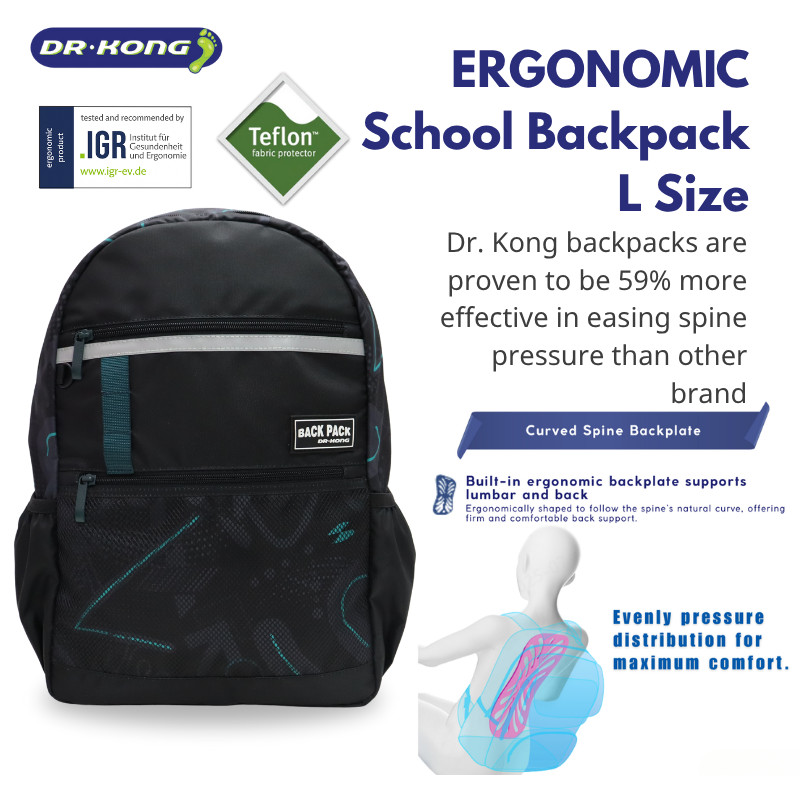 DR.KONG BACKPACKS L SIZE DK-P012-BLK