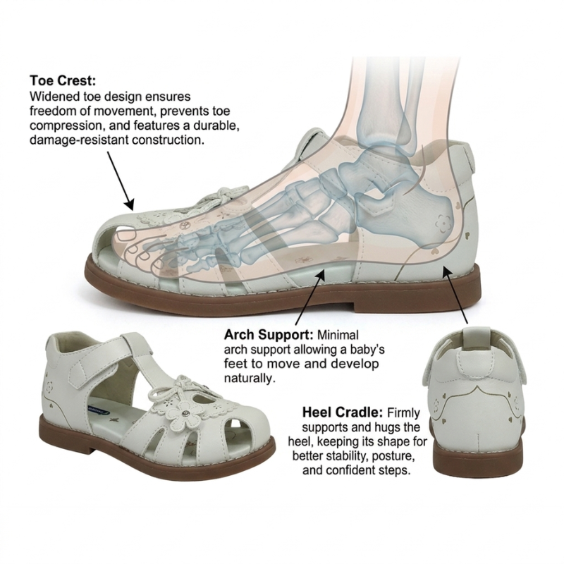 DR.KONG KIDS TOTAL CONTACT SANDALS DK-2S10A2102AW