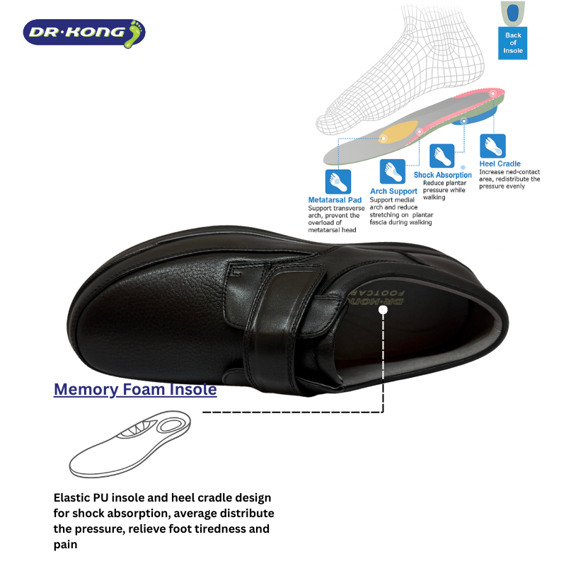 DR.KONG SENIOR (MEN) / ELDERLY SHOES DK-1L52A5001AM