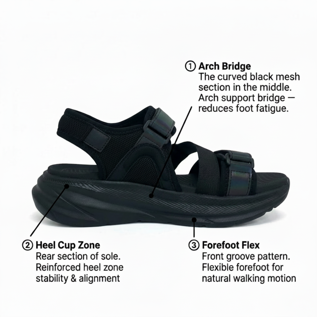 DR.KONG WOMEN TOTAL CONTACT SANDALS DK-1S30A2059AW