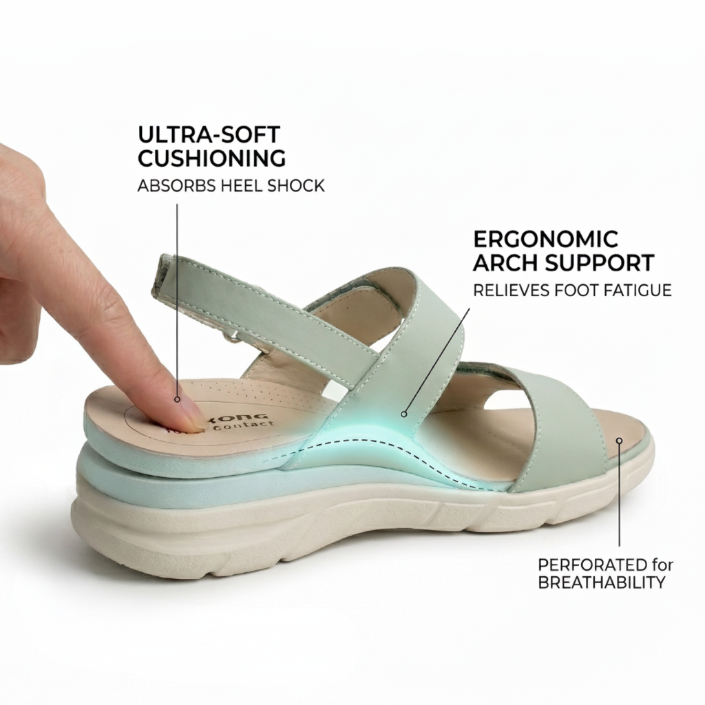 DR.KONG WOMEN REMOVABLE INSOLE SANDALS DK-1S80A2019BW