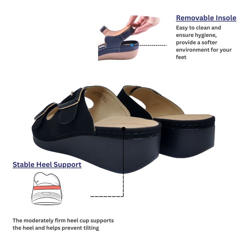 DR.KONG WOMEN REMOVABLE INSOLE SANDALS DK-1S80A2003CW9