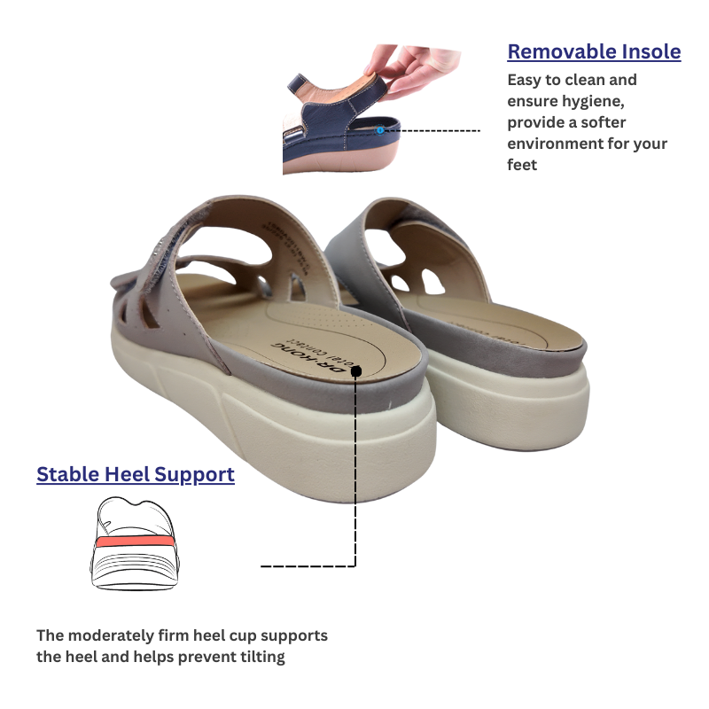 DR.KONG WOMEN REMOVABLE INSOLE SANDALS DK-1S80A2011BW