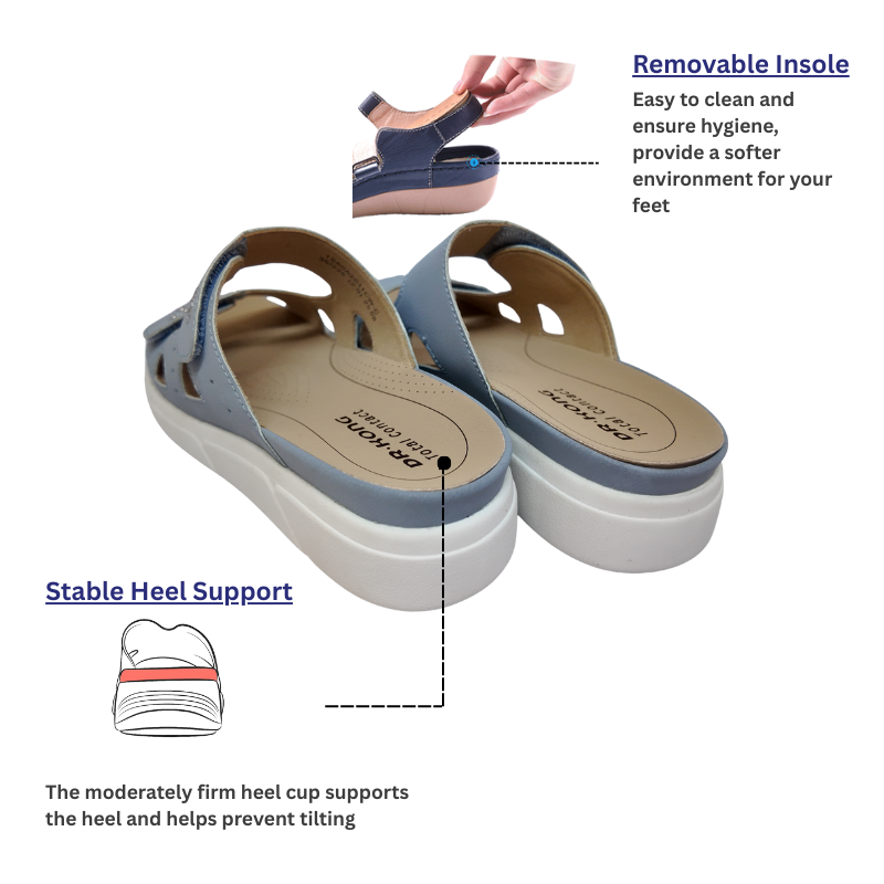 DR.KONG WOMEN REMOVABLE INSOLE SANDALS DK-1S80A2011CW