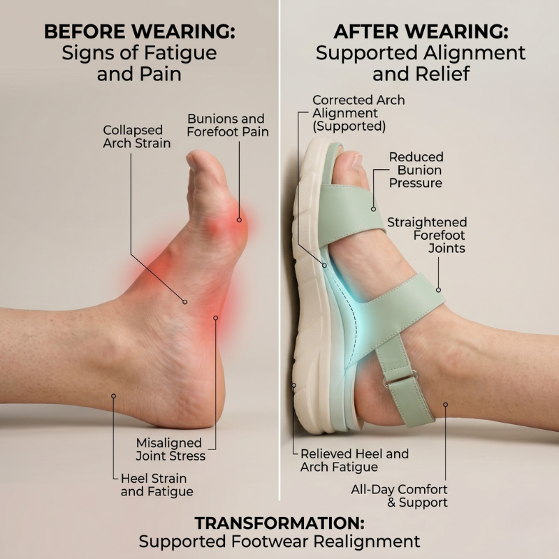 DR.KONG WOMEN REMOVABLE INSOLE SANDALS DK-1S80A2019BW