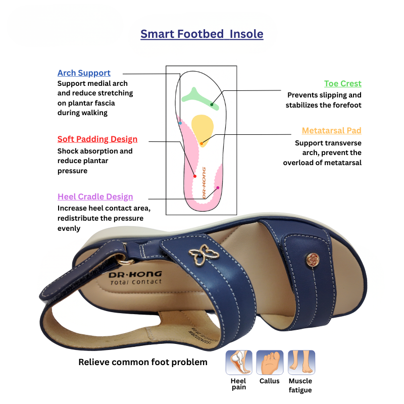 DR.KONG WOMEN TOTAL CONTACT SANDALS DK-1S30A2032BW