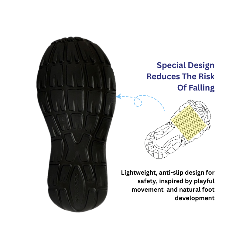 DR.KONG HEALTH SCHOOL SHOES (BLACK) DK-2B16A1053BX-DSA