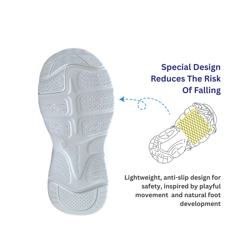 DR.KONG HEALTH SCHOOL SHOES (WHITE) DK-2B16A1050AX-DSA