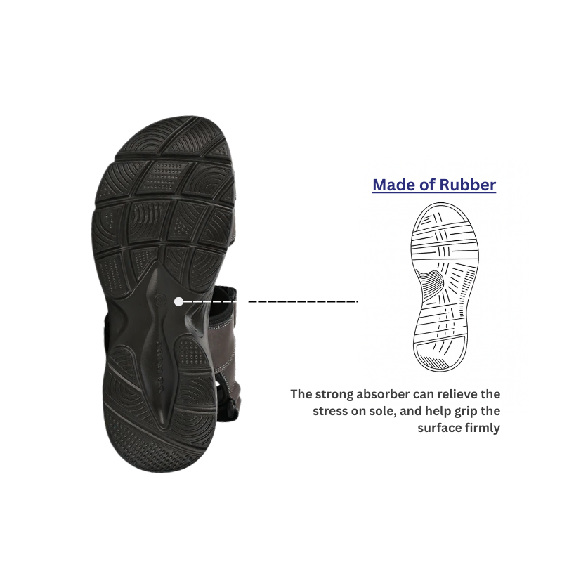 DR.KONG MEN'S TOTAL CONTACT SANDALS DK-S9000294-BLK