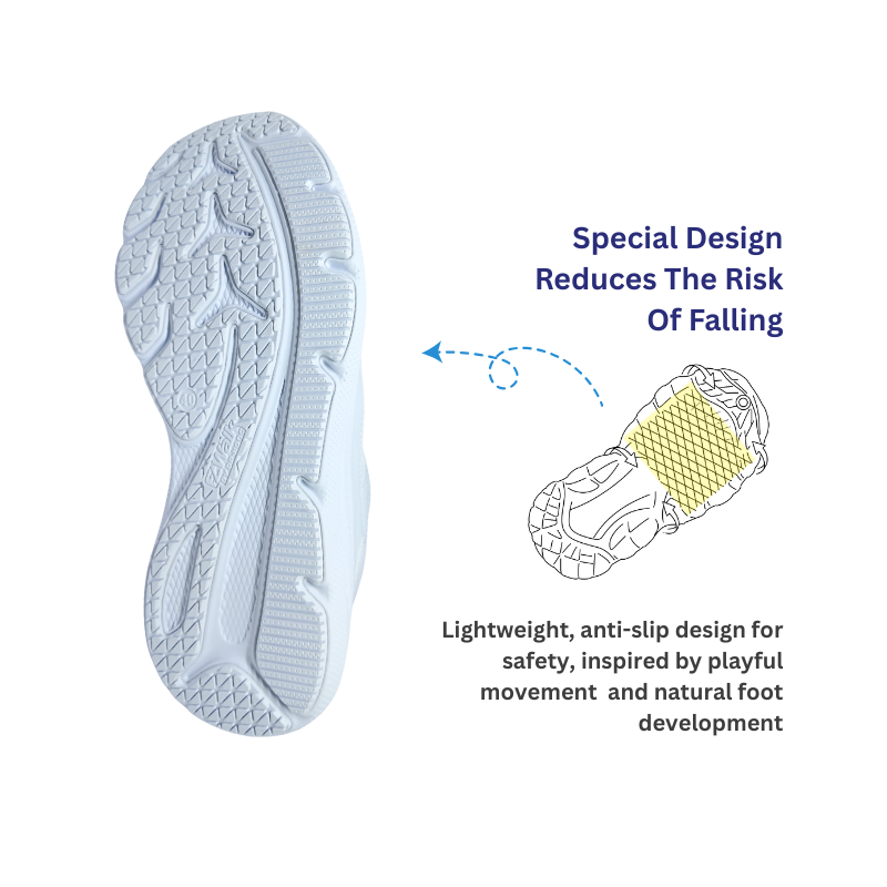 DR.KONG HEALTH SCHOOL SHOES (WHITE) DK-1CE0A1026AM