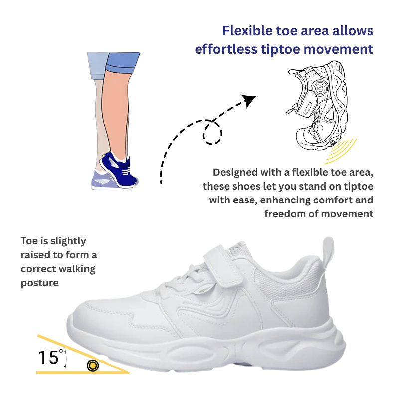 DR.KONG HEALTH SCHOOL SHOES (WHITE) DK-2C10A1017AX-DSA