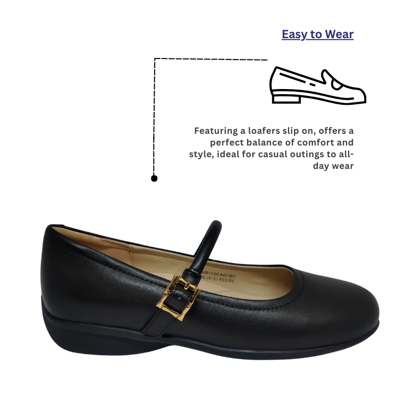 DR.KONG WOMEN COMFORT FLAT SHOES DK-1W10A3031BW