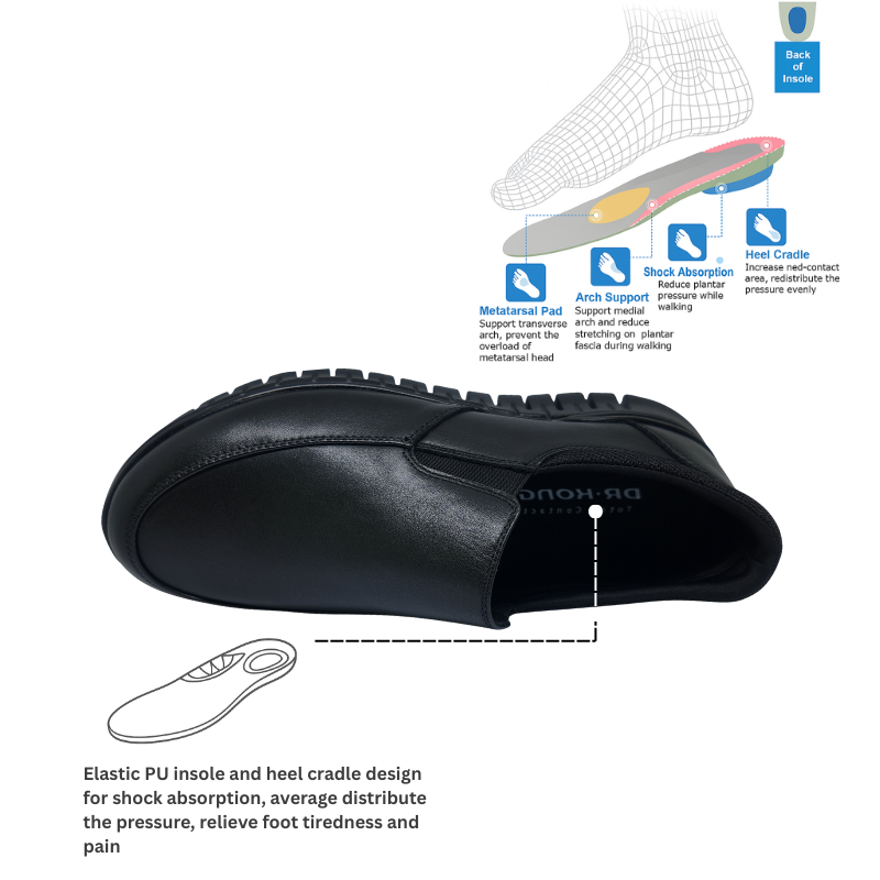 DR.KONG MEN'S COMFORT CASUAL SHOES DK-1M60A3002AM