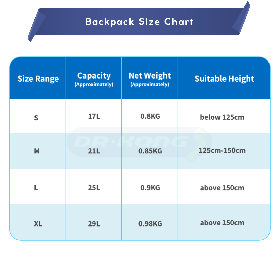 DR.KONG BACKPACKS M SIZE DK-2Z12A4004BW-GRN