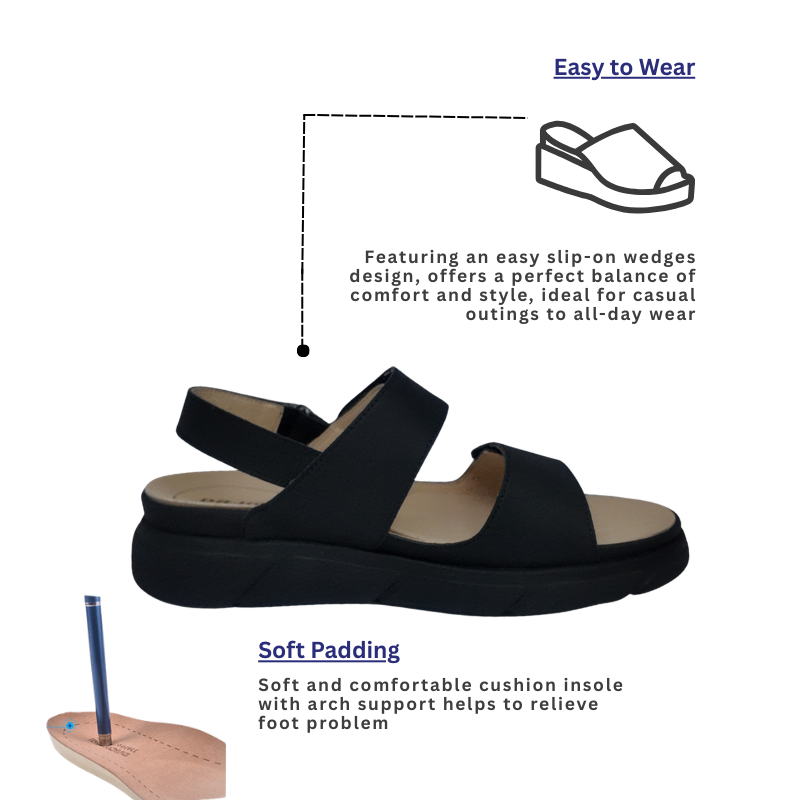 DR.KONG WOMEN REMOVABLE INSOLE SANDALS DK-1S80A2019AW