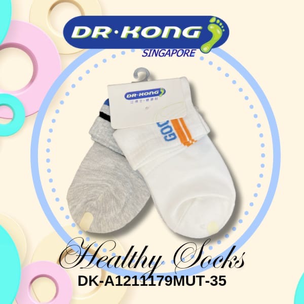 DR.KONG HEALTH SOCKS DK-A1211179-MUT-35(RP : $15.90)