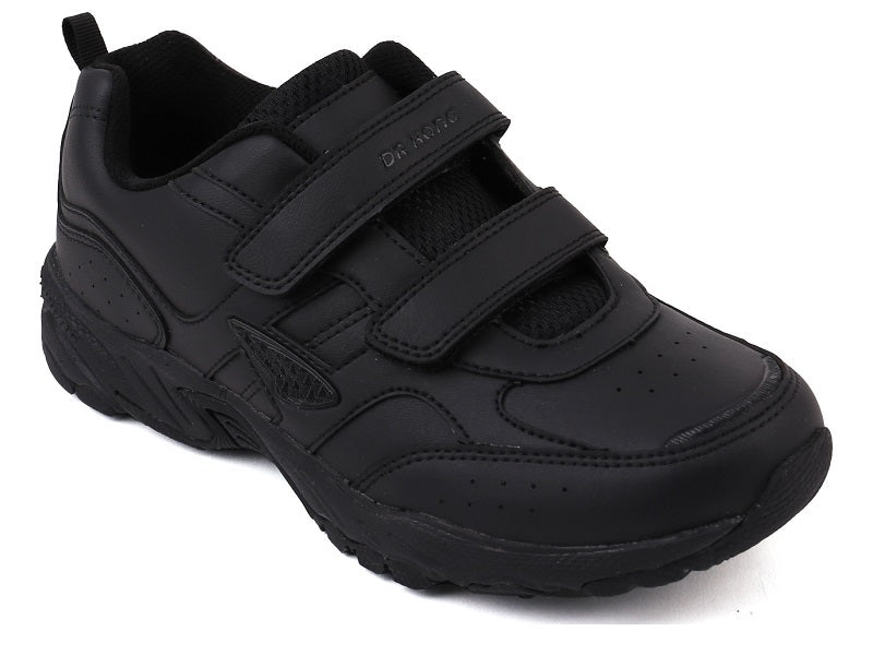 All black hot sale school trainers