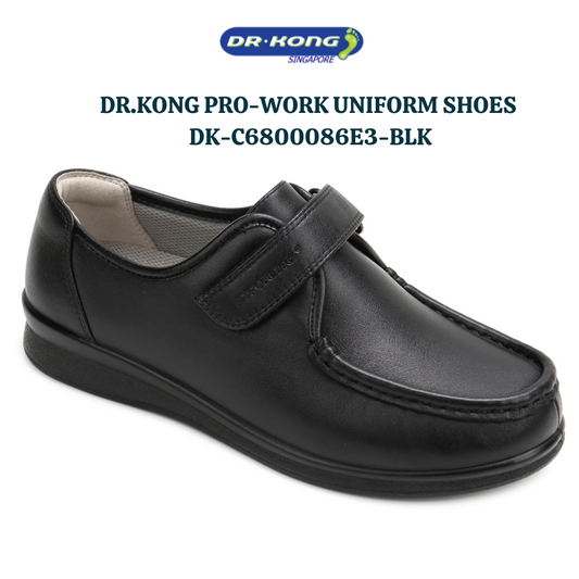 DR.KONG PRO-WORK UNIFORM SHOES DK-C6800086E3-BLK(RP :$179)