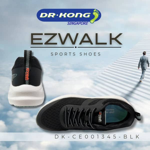 DR.KONG MEN'S EZWALK SNEAKERS DK-CE001345-BLK(RP : $179) – Dr Kong Official