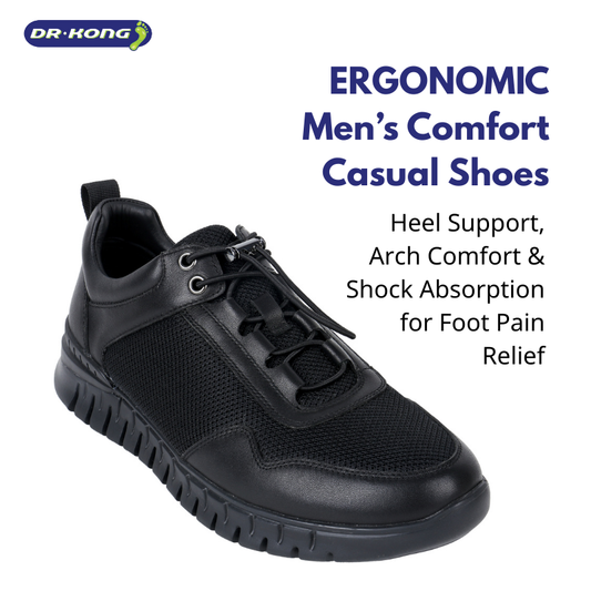 DR.KONG MEN'S COMFORT CASUAL SHOES DK-1M60A1001BM