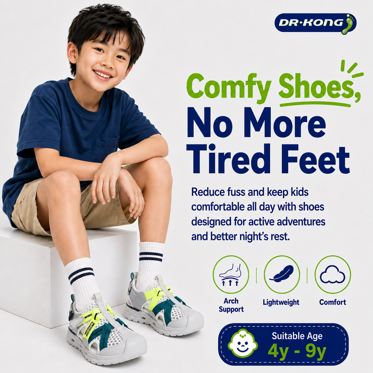 DR.KONG KIDS TOTAL CONTACT SANDALS DK-1S10B2006BM