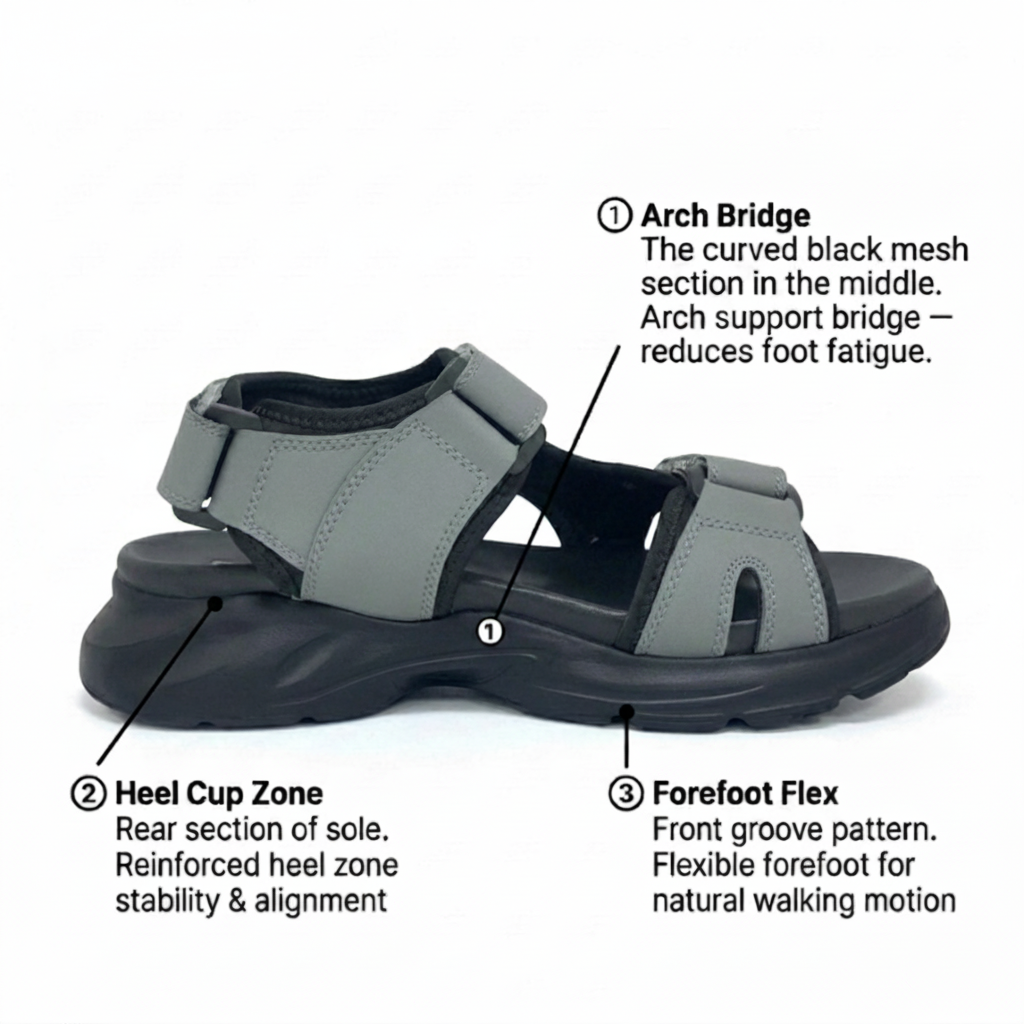 DR.KONG MEN'S TOTAL CONTACT SANDALS DK-1S90A2017AM