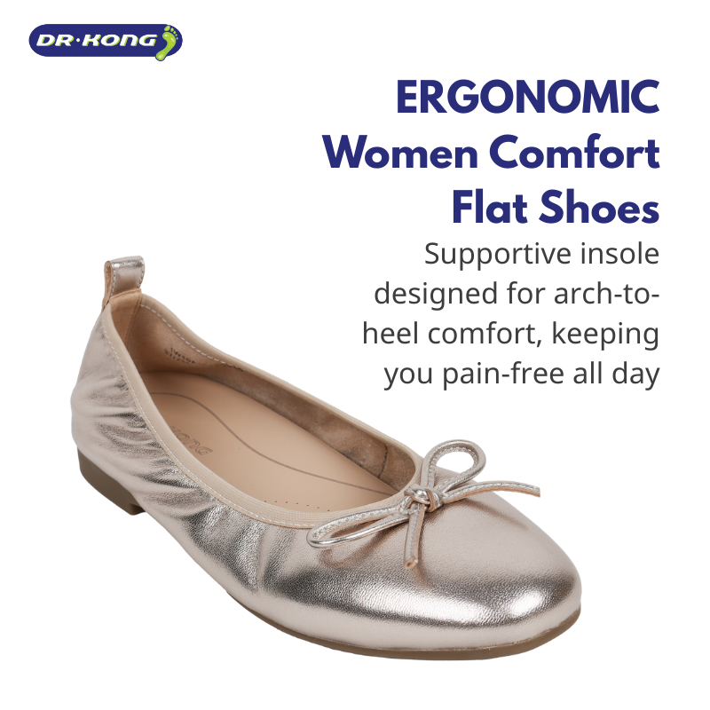DR.KONG WOMEN COMFORT FLAT SHOES DK-1W10A1014AW
