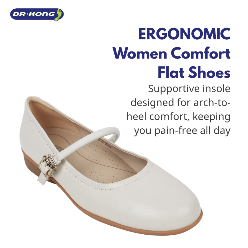 DR.KONG WOMEN COMFORT FLAT SHOES DK-1W10A3031AW