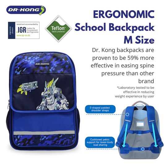 DR.KONG BACKPACKS M SIZE DK-P005-BLU
