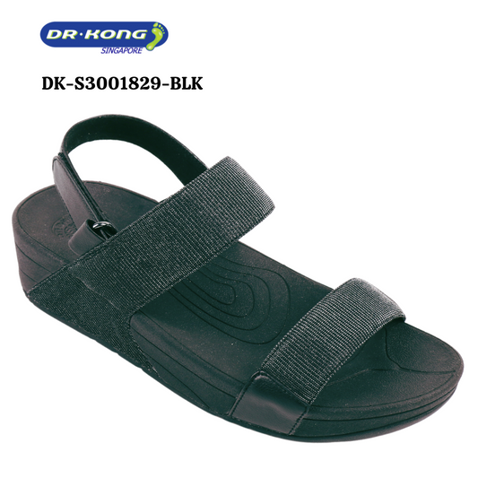 DR.KONG WOMEN TOTAL CONTACT SANDALS DK-S3001829-BLK(RP : $149)