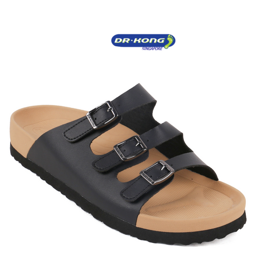 DR.KONG WOMEN SMART FOOTBED SANDALS DK-S4000123-BLK(RP : $139)