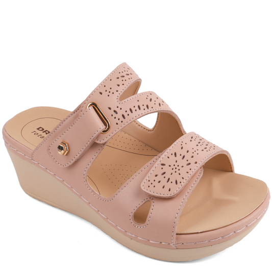 DR.KONG WOMEN REMOVABLE INSOLE SANDALS DK-S8000349E3-PIK(RP : $189)