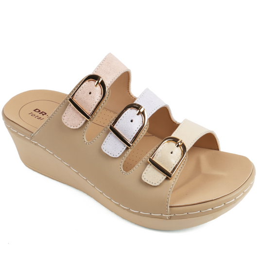 DR.KONG WOMEN REMOVABLE INSOLE SANDALS DK-S8000367E3-LBE(RP : $189)