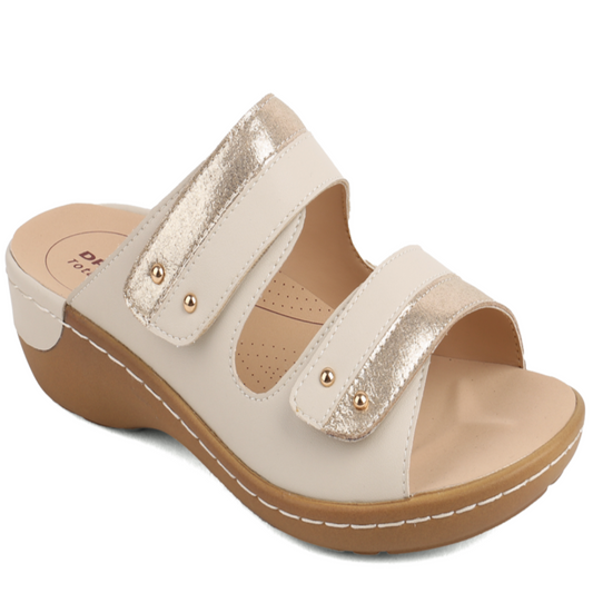 DR.KONG WOMEN REMOVABLE INSOLE SANDALS DK-S8000405E4-BEI(RP : $189)