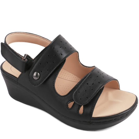 DR.KONG WOMEN REMOVABLE INSOLE SANDALS DK-S8000424E3-BLK(RP : $189)