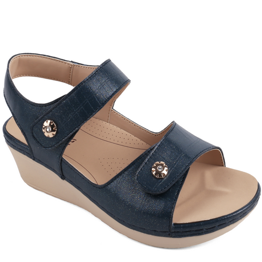 DR.KONG WOMEN REMOVABLE INSOLE SANDALS DK-S8000426E3-BLU(RP : $189)