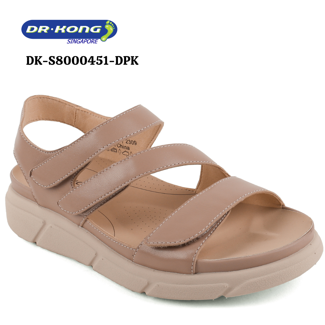 DR.KONG WOMEN REMOVABLE INSOLE SANDALS DK-S8000451-DPK(RP : $169)